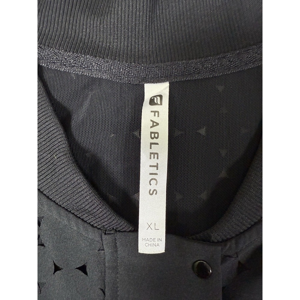 Fabletics Womens Ithaca Jacket Black Size XL Full Zip - Picture 4 of 6